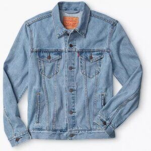 Levi's Men's Denim Trucker Jacket 100% Cotton Denim Light Wash 723340131 XXL